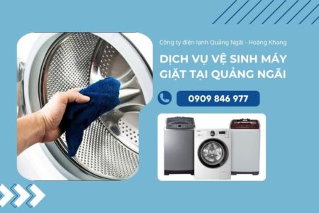 Dịch vụ vệ sinh máy giặt tại Quảng Ngãi